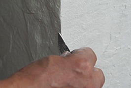 軟瓷45°倒角處理第三步