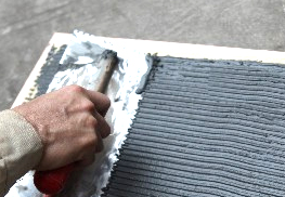 軟瓷平面鋪貼第二步