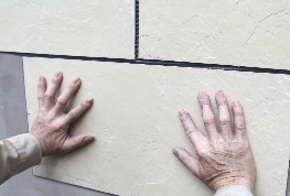 軟瓷平面鋪貼第三步